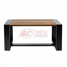 Журнальный стол с металлокаркасом и дубом (Лофт) STL-017