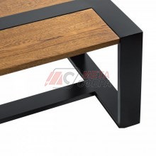 Журнальный стол с металлокаркасом и дубом (Лофт) STL-017